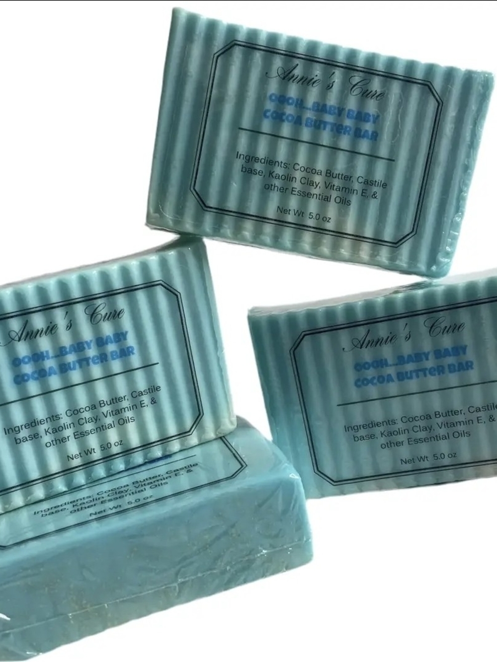 Annie's Cure Baby Powder Cocoa Butter Bar